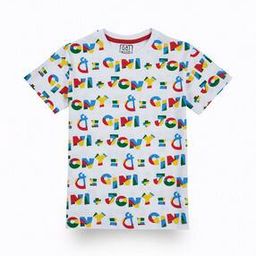 Boys Typographic Regular Fit T-Shirt-image-63