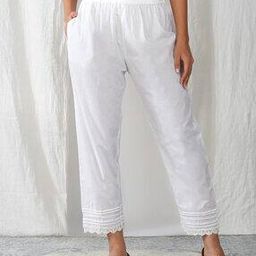 Women Pants with Insert Pockets & Elasticated Waistband-23
