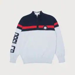 Colourblock Zip-Front Sweater-picture-14