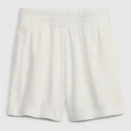 Girls Logo Embroidered High-Rise Slim Fit Shorts-picture-10