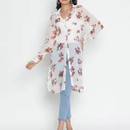 Women Printed Regular Fit Shrug-image-43
