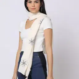 Women Floral Print Scarf-21