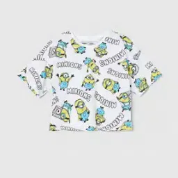 Girls Graphic Print Regular Fit T-Shirt-image-34