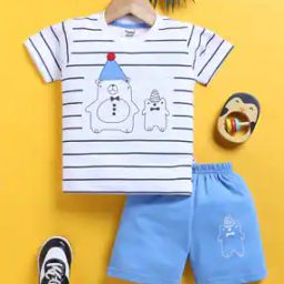 Boys Printed Shorts & T-Shirt Set-picture-29
