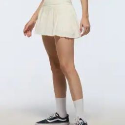 Women Pleated Skorts with Insert Pockets-image-1