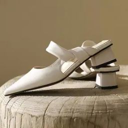 Women Pointed-Toe Chunky Heeled Sandals-46