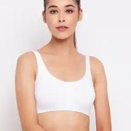 Non-Wired Sports Bra with Adjustable Straps-43