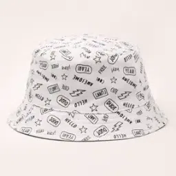 Women Printed Bucket Hat-2