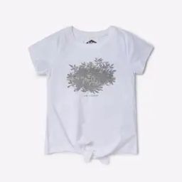 Leaf Print Slim Fit Crew-Neck T-shirt-picture-31