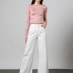 Women High-Rise Wide-Leg Jeans-image-11