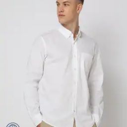 Men Regular Fit Shirt with Button-Down Collar-picture-53