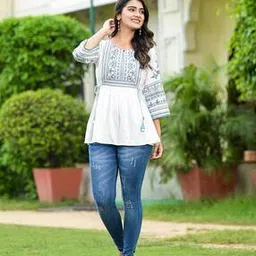 Women Cotton Regular Fit Tunic-image-70
