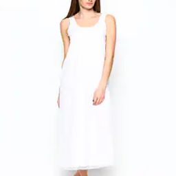 Round-Neck Longline Camisole with Slit-image-43
