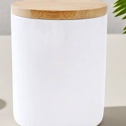 Ceramic Jar with Bamboo Lid-26