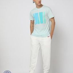 Men Logo Applique Slim Fit Joggers-image-63