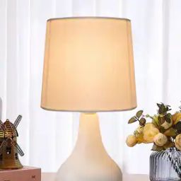 Ceramic Table Lamp with Fabric Shade-41