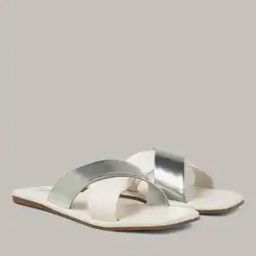 Criss-Cross Strap Flat Sandals-image-37