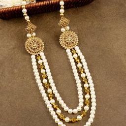 Women Multistrand Mala with Brooch-image-58