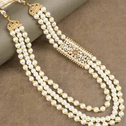 Women Multistrand Mala with Brooch-image-41