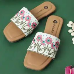 Women Embroidered Slip-On Flip-Flops-image-56