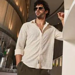 campus sutra Men Regular Fit Shirt with Spread Collar-picture-9
