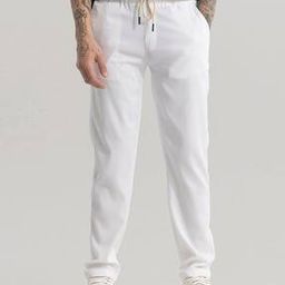 snitch Men Straight Track Pants with Elasticated Waist-picture-49