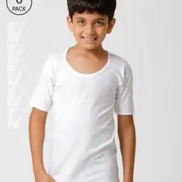 Pack Of 6 Boys Regular Fit Vest with Scoop Neck-picture-24