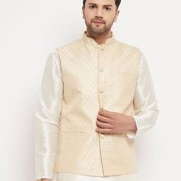 Checked Nehru jacket-43