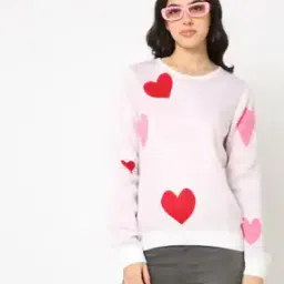 Women Embroidered Regular Fit Sweatshirt-image-73