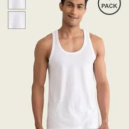 Pack of 3 Round-Neck Vests-image-48