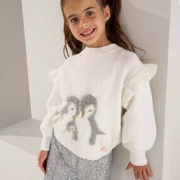Penguins Print Round-Neck Sweatshirt-picture-21