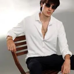 Men Patterned Regular Fit Shirt with Spread Collar-image-59