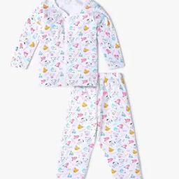 Graphic Print Shirt with Pyjamas-image-10