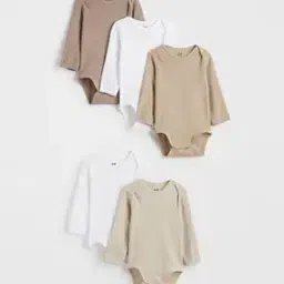 5-Pack Cotton Bodysuits-image-88