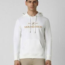 Men Text-Embossed Regular Fit Hoodie-image-26