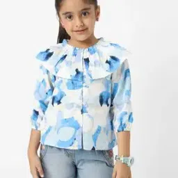Girls Printed Regular Fit Top-image-66