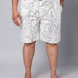 Men Leaf Print Boxers with Insert Pockets-picture-52