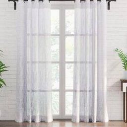 Set of 2 Foil Print Door Curtains-image-44