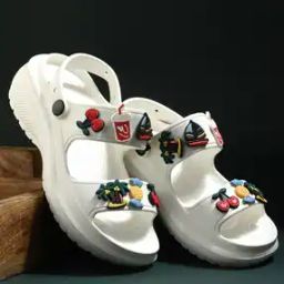 Women Clogs with Applique-36