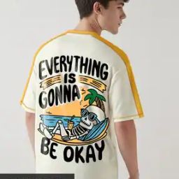 Men Graphic Print Oversized Crew-Neck T-Shirt-image-98