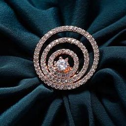 Women Gold-Plated Stone-Studded Ring-image-24