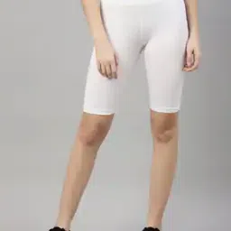 Women Knit Shorts with Elasticated Waist-image-90