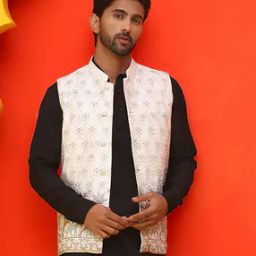Men Embroidery Nehru jacket-30