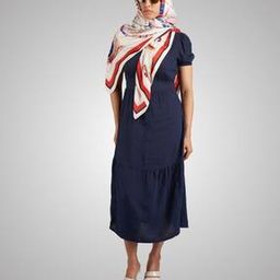 Women Printed Scarf with Contrast Border-image-26