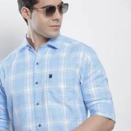 Checked Shirt with Patch Pocket-image-21