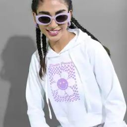 Printed Hooded Sweatshirt-image-6