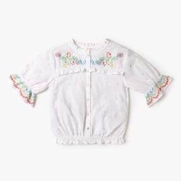 Girls Embroidered Slim Fit Top-image-64