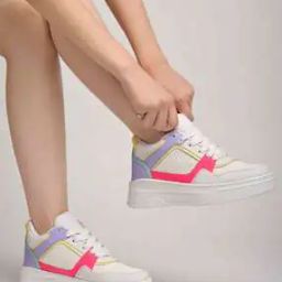 Girls Round-Toe Lace-Up Flat Shoes-image-89
