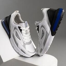 Men Round-Toe Sports Shoes with Lace Fastening-32