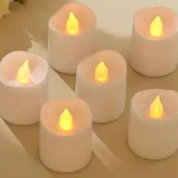 Set of 6 LED Votive Candles-image-18